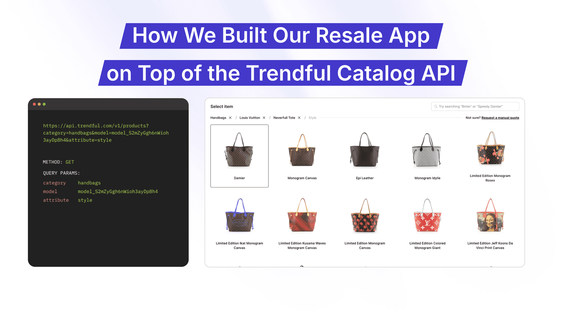 How We Built Our Resale App on Top of the Trendful Catalog API