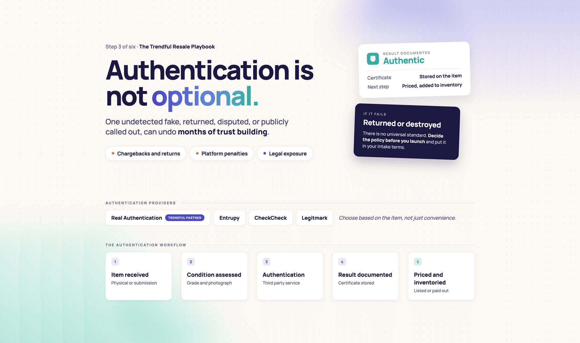 Authentication is not optional: how to authenticate pre-owned luxury