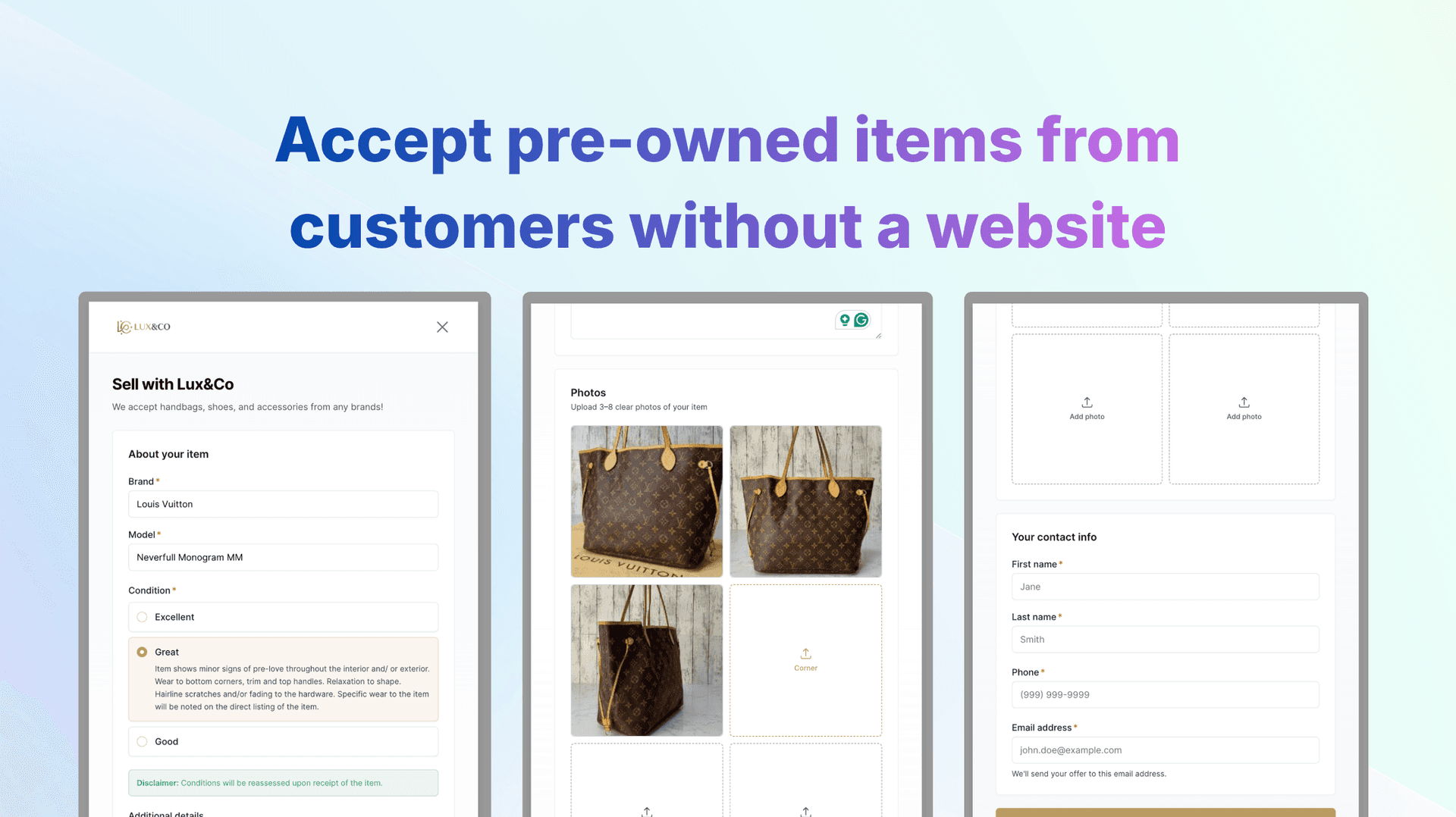 Introducing the sell form on Launch: intake without a website