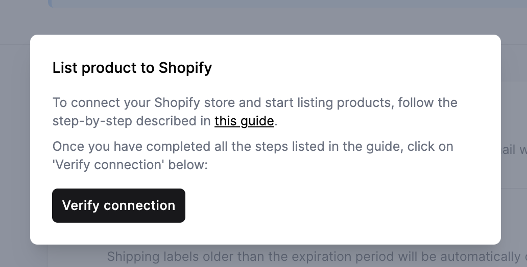 This will prompt you to follow the step-by-step instructions listed in this guide