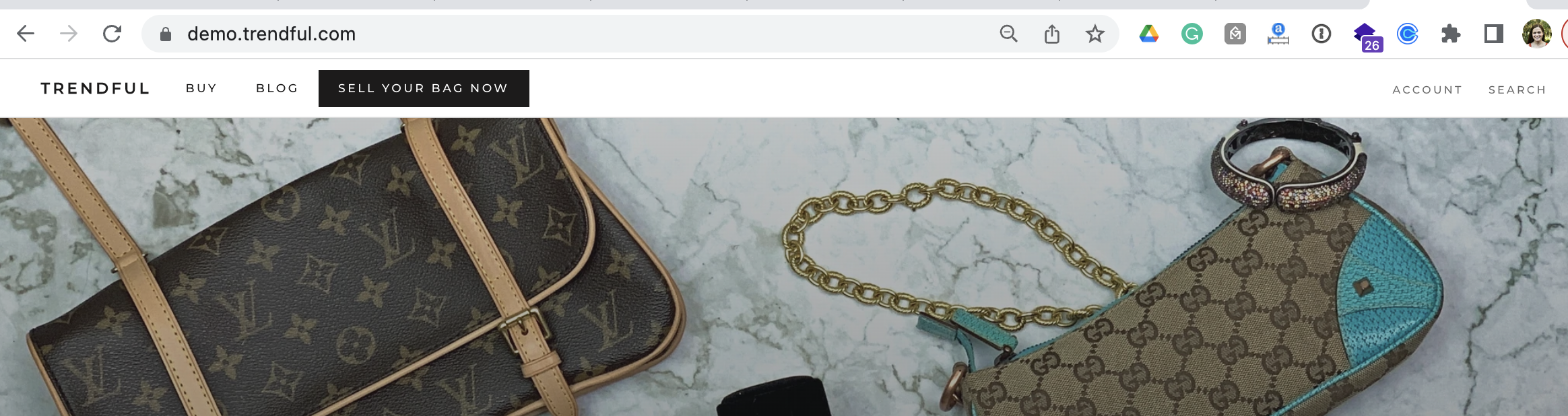 On your website your customers will click on a button of your choosing (something like “Sell your item”, “Sell now” or “Consign now”)
